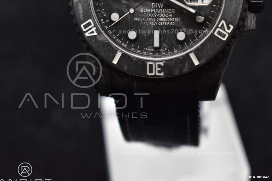 Dial DIW VSF Bracelet DLC VS Black Blue Edition Submariner Best Sandblasted 466 DLC on 1:1 OnTrend 1014